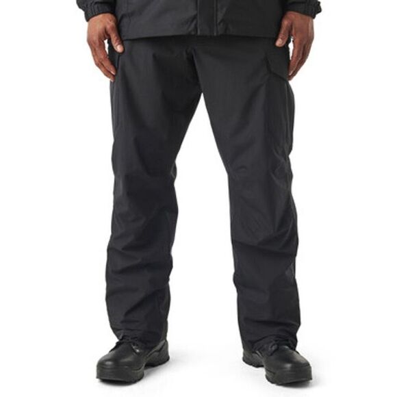 5.11 Tactical Mens Black Lined Waterproof Nylon Softshell Rain Pants Size XL - Picture 1 of 8